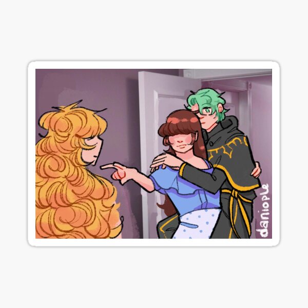 leave v alone lol Sticker