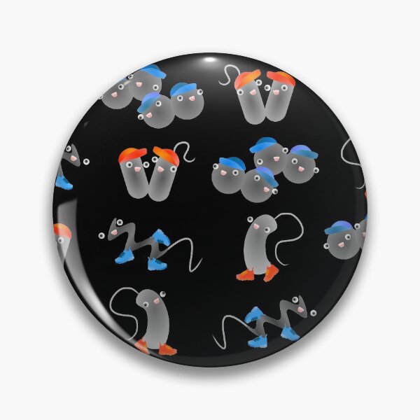 Item preview, Bacteria buddies in black designed and sold by Midna.