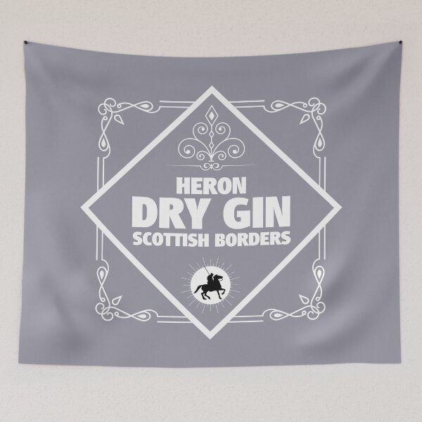 Item preview, HERON GIN Label | Border Reivers designed and sold by yourscotborders.