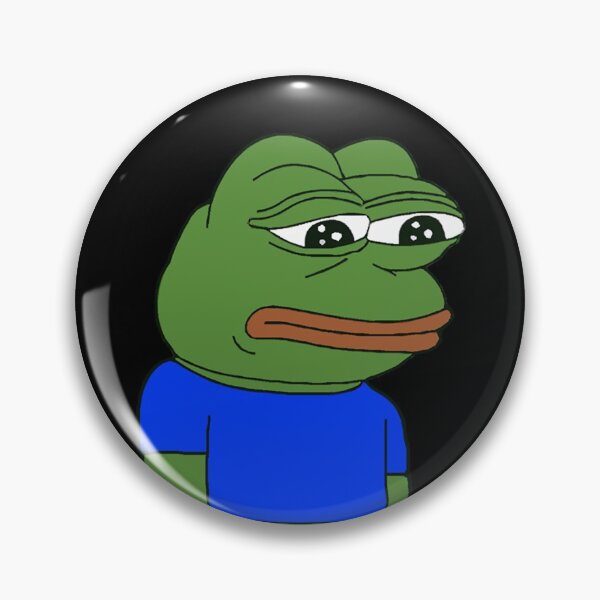 Item preview, Pepe the frog meme annoyed designed and sold by Omeris.