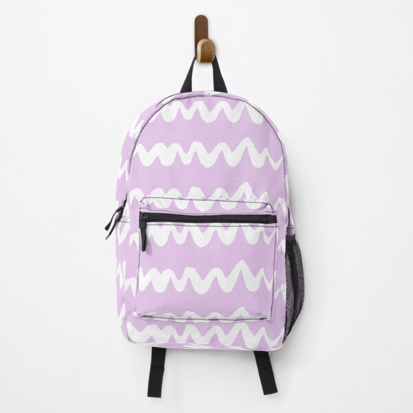 Item preview, Wave on lilac background print designed and sold by anna0711.