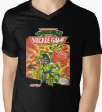 TMNT II: The Arcade Game Men's V-Neck T-Shirt