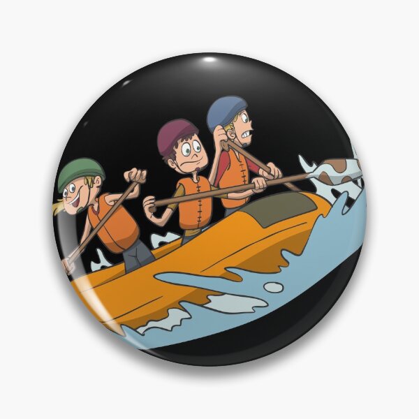 Item preview, White water rafting past rocks designed and sold by Monkey Ful.