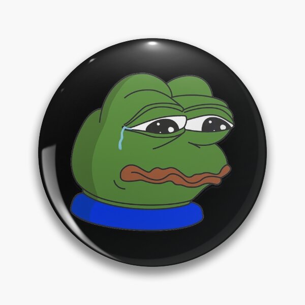 Item preview, Pepe the frog meme crying designed and sold by Omeris.