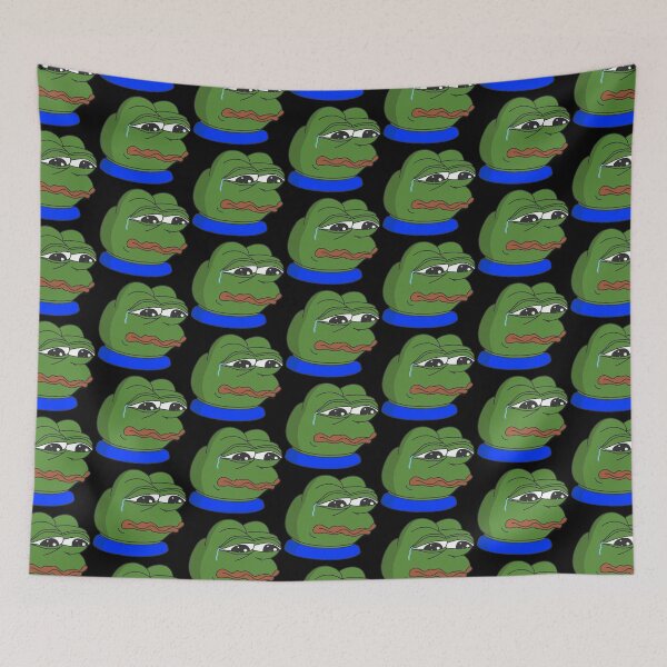 Item preview, Pepe the frog meme crying designed and sold by Omeris.