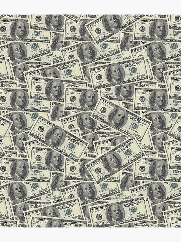 Background of hundred-dollar bills, the texture of dollars. A