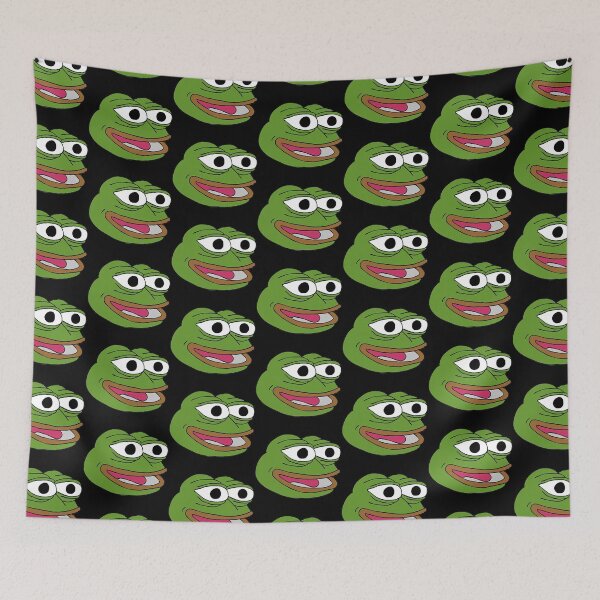 Item preview, Pepe the frog meme happy designed and sold by Omeris.