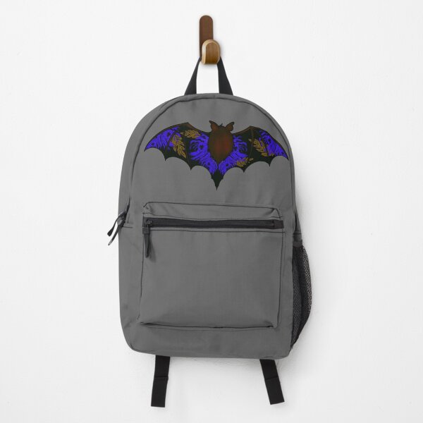 Item preview, Halloween bat and blue chrysanthemums designed and sold by BV-creas.