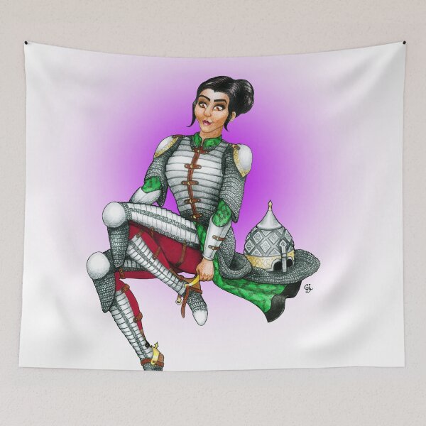 Item preview, Opulent Ottoman Pin Up Girl (Purple) designed and sold by Claudia-dslr.