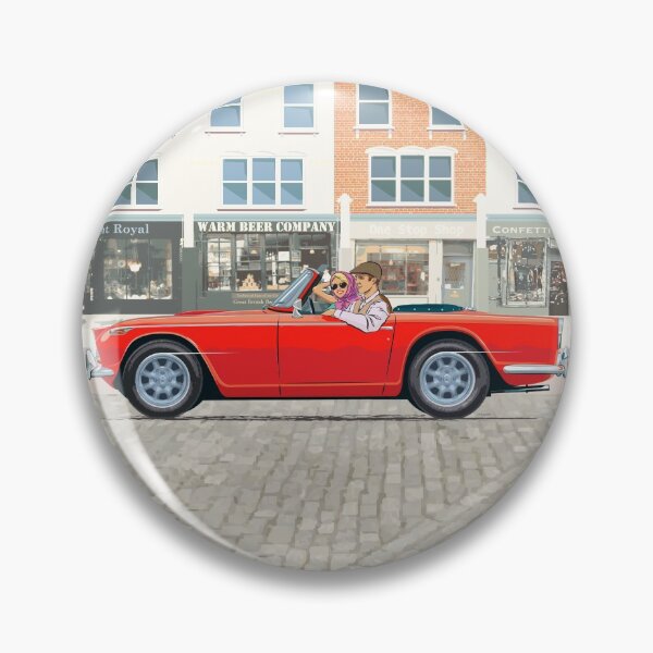 Item preview, TR4a in Signal Red – with Minilite wheels designed and sold by Bigs66.