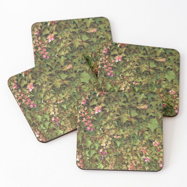Item preview, Pink and Green Autumn Ivy Leaves designed and sold by PlanetPrints.