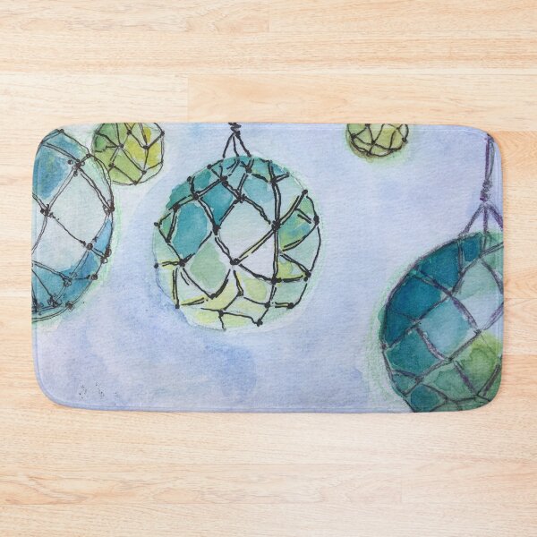Item preview, Original watercolour of trawler net floats designed and sold by Jenie Yolland.