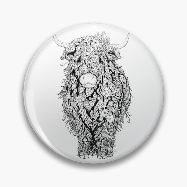 Item preview, Highland Cow designed and sold by Brett Miley.