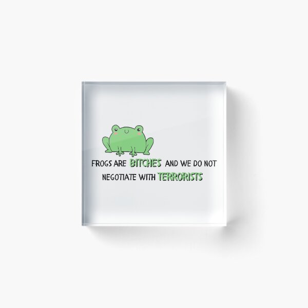 umbrella academy season 2 Klaus Hargreeves frogs are bitches Acrylic Block