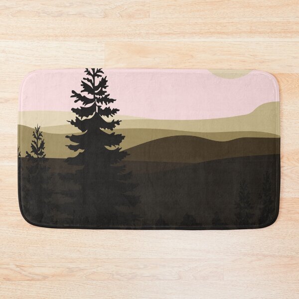 Item preview, Summer Brown Beige Sunset Forest Mountain  designed and sold by IamTrending.