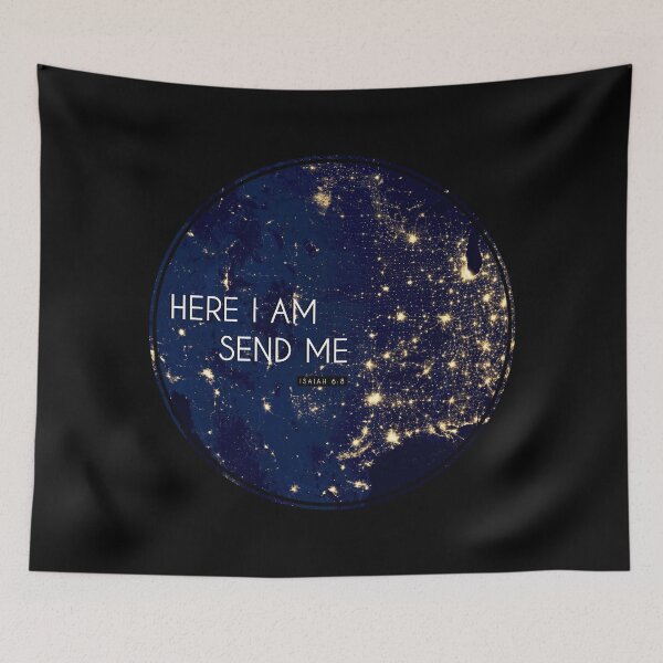 Item preview, Here I am, Send Me Isaiah 6:8 designed and sold by KA DESIGNS.