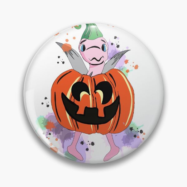 Item preview, Oscar The Orgo Halloween Pumpkin designed and sold by MenagerieMayhem.