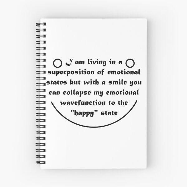 Item preview, Happy Quantum State - black designed and sold by rahilvalani.