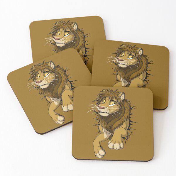Item preview, STUCK Lion (black cracks) designed and sold by The Art of TaniDaReal.