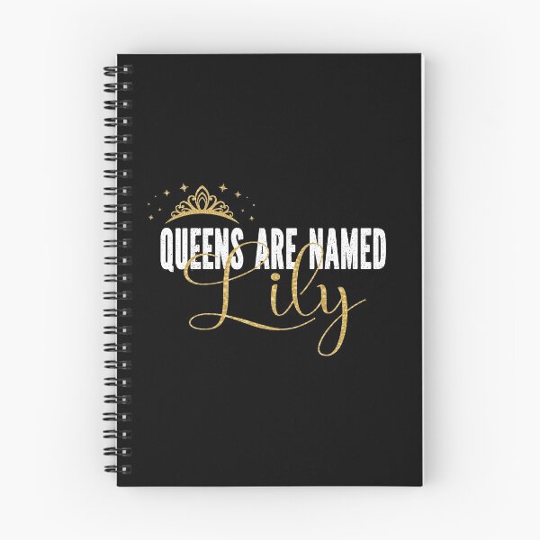 Item preview, Queens Are Named Lily Personalized First Name Girl graphic designed and sold by Grabitees.