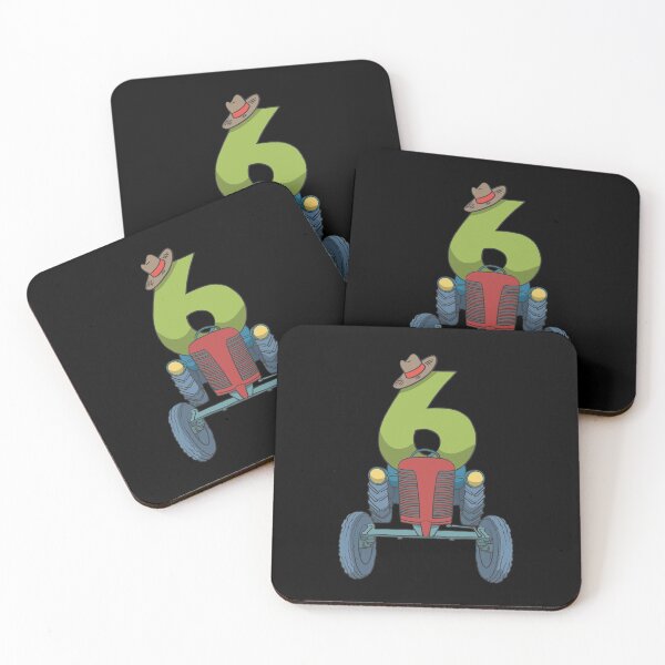 Item preview, Tractor children's 6th birthday designed and sold by Monkey Ful.
