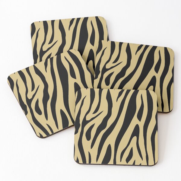 Item preview, 1980s Tan and Black Zebra Print  designed and sold by IamTrending.