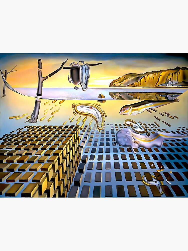 Die Beständigkeit Der Erinnerung Salvador Dali "Salvador Dali Der Zerfall der Beständigkeit der Erinnerung 1954