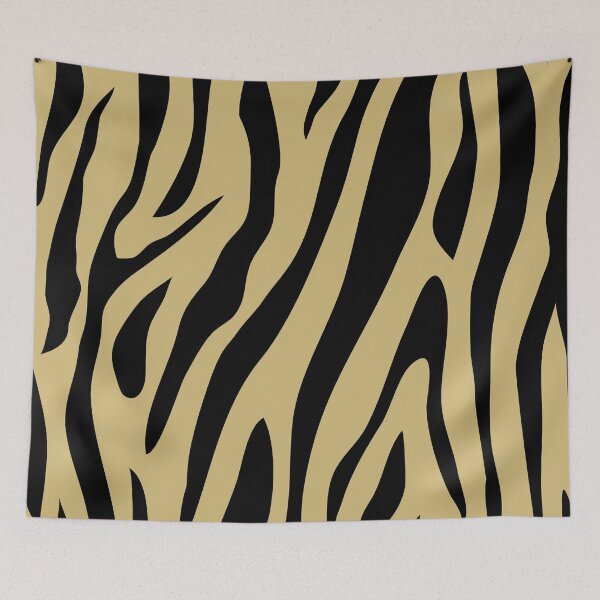 Item preview, 1980s Tan and Black Zebra Print  designed and sold by IamTrending.