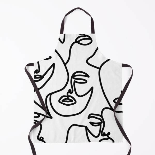 Item preview, Abstract line art faces - Modern art designed and sold by One Line Aesthetics ♡.