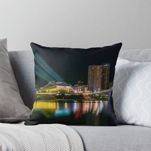 Item preview, Adelaide Riverbank At Night (with lasers) designed and sold by Ray's Photos & Art.