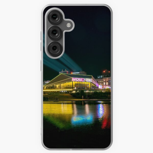Item preview, Adelaide Riverbank At Night (with lasers) designed and sold by Ray's Photos & Art.