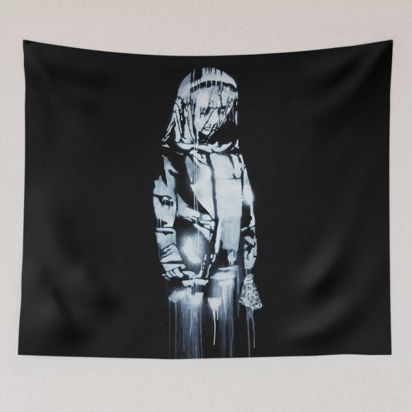 Item preview, BANKSY A Sad Girl - Spray Paint Art designed and sold by WE-ARE-BANKSY.