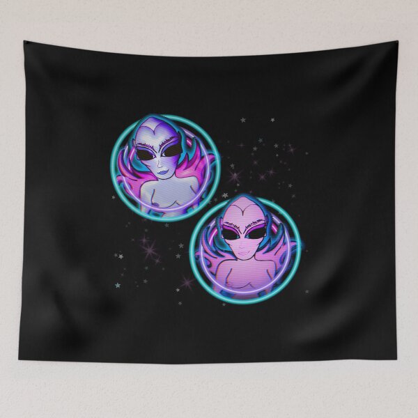 Item preview, Pink and purple aliens drip designed and sold by IndigoLove.