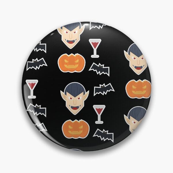 Item preview, Halloween Dracula, Bats and Pumpkins designed and sold by ZesTee Apparel.