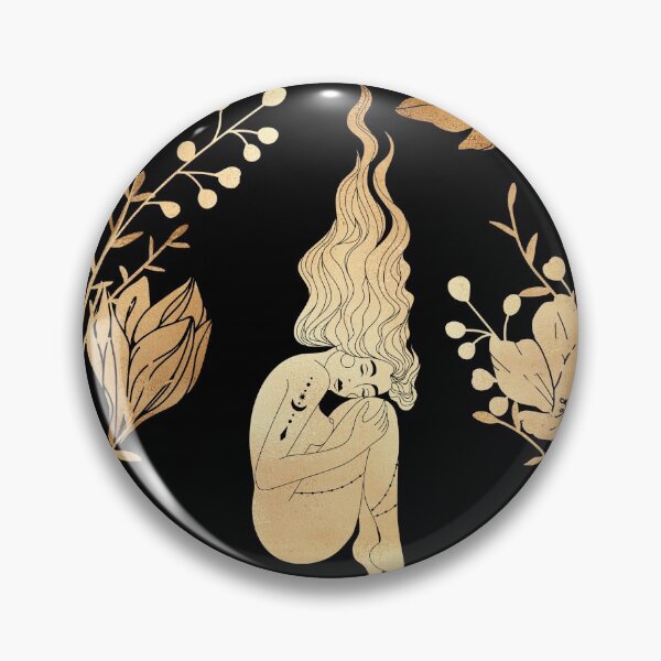 Item preview, Virgo star sign in gold designed and sold by anna0711.