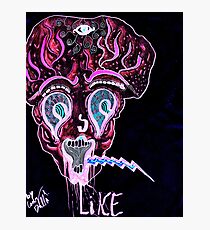 demonic clown pillow Photographic Print