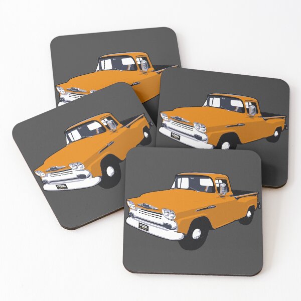 Item preview, 58-59 School Bus Yellow Apache Truck designed and sold by CoolRide.