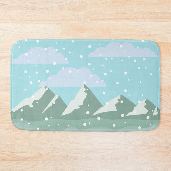 Item preview, Light Blue Mountain Winter Snow  designed and sold by IamTrending.