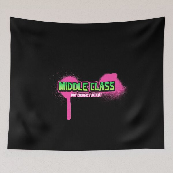 Item preview, Middle Class but Cockney designed and sold by MandWthings.