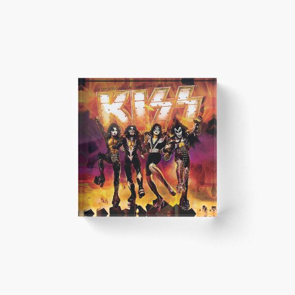 kiss the band- Rock band Hard Rock Kiss army Destroyer Acrylic Block