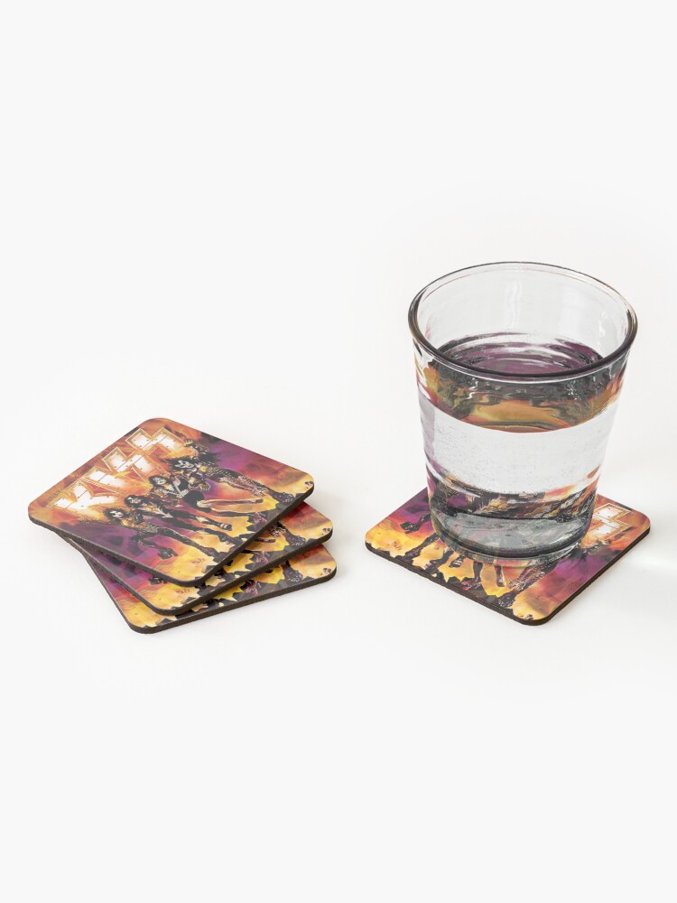 Alternate view of kiss the band Coasters (Set of 4)