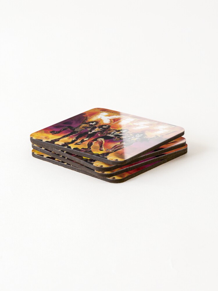 Alternate view of kiss the band Coasters (Set of 4)