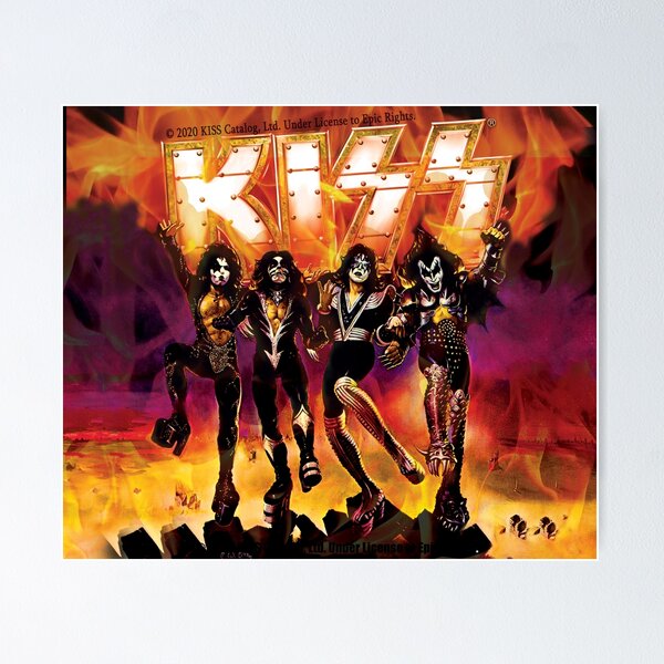 Item preview, Kiss the band - Groupe de rock Hard Rock Kiss Army Destroyer designed and sold by Rajpramanik.