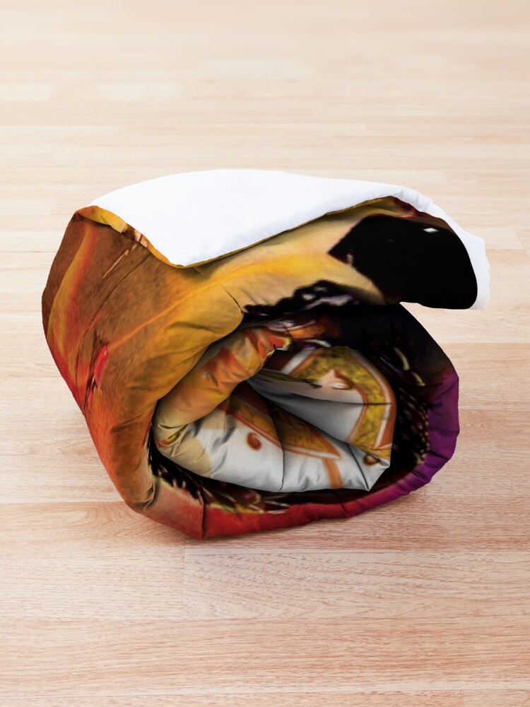 Alternate view of kiss the band- Rock band Hard Rock Kiss army Destroyer Comforter