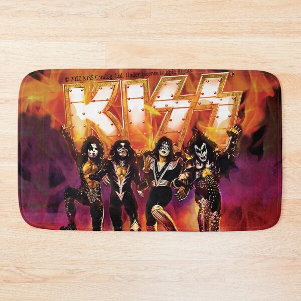 kiss the band- Rock band Hard Rock Kiss army Destroyer Bath Mat