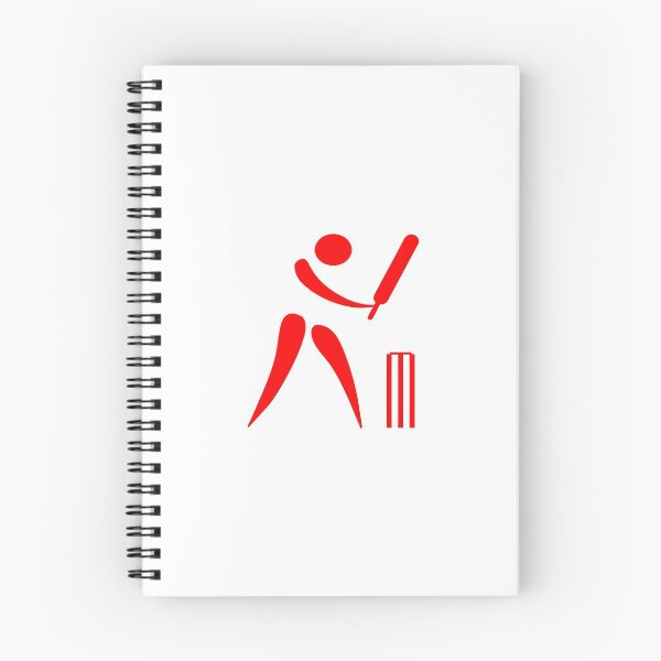 Item preview, Cricket minimalist classic Red block design designed and sold by Deegital18.