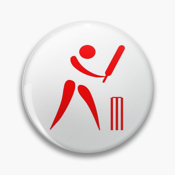 Item preview, Cricket minimalist classic Red block design designed and sold by Deegital18.