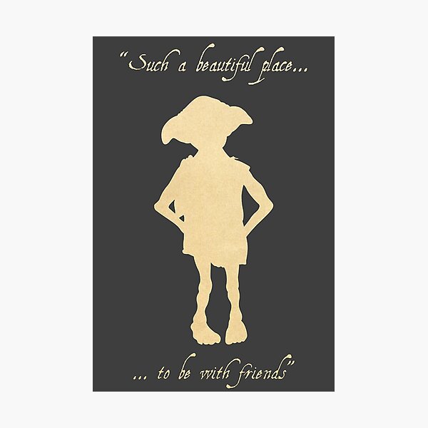 Item preview, Dobby Quote designed and sold by FanStickers-.