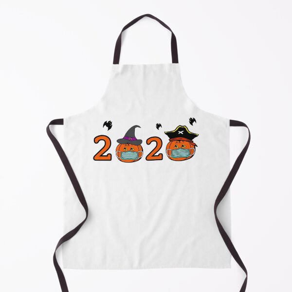 Item preview, 2020 Pumpkin Face Wearing Mask designed and sold by BusyMonkeys.
