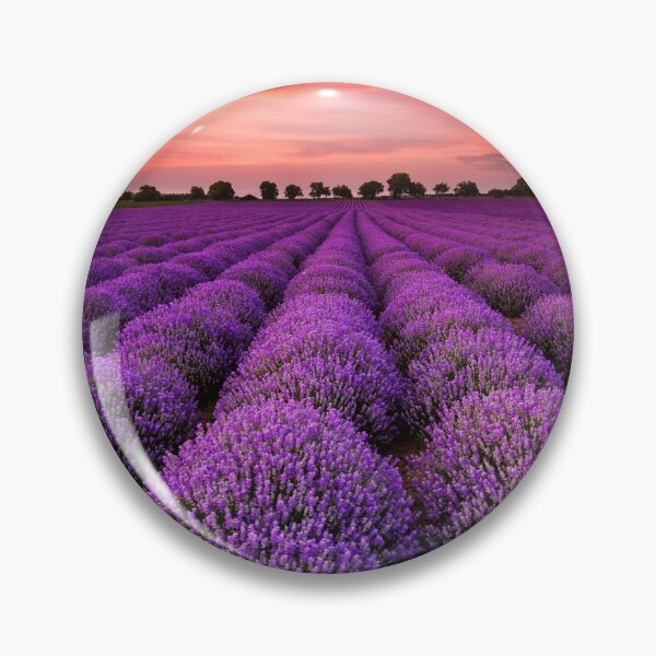 Item preview, Flores moradas con puesta de sol designed and sold by Catchystuff12.